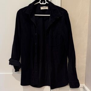 Buck Mason Men's Black Casual Button Down Shirt